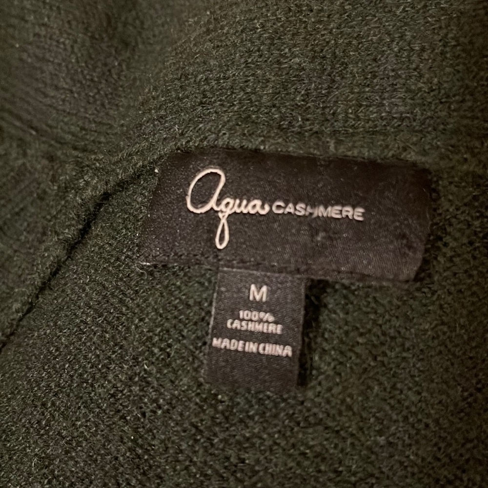 Aqua cashmere sweater